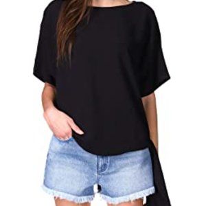 Michael Kors Textured Jacquard Side Tie Top XS NWT